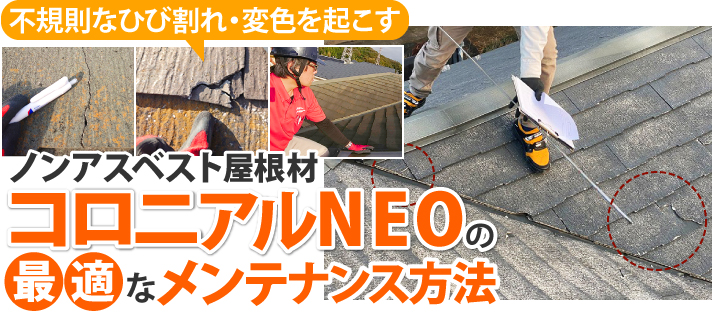 コロニアルNEOの最適なメンテナンス方法