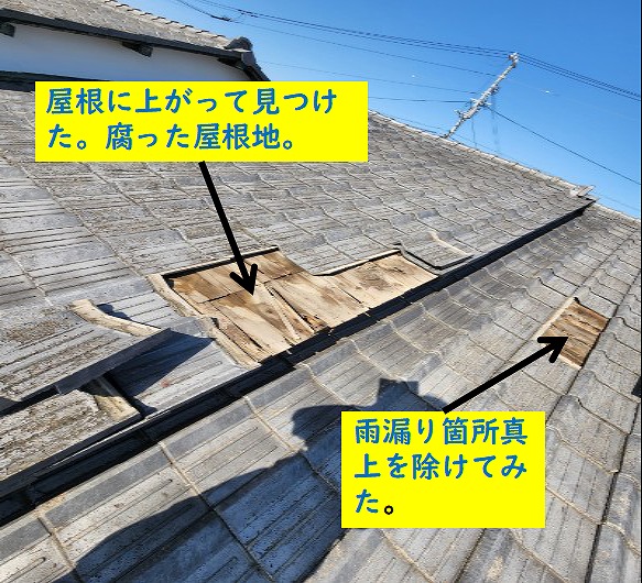 屋根へぎ
